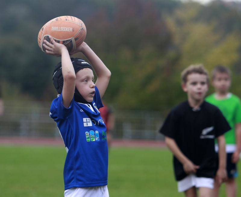 Los jugadores de rugby asturianos, a las órdenes de los All Blacks