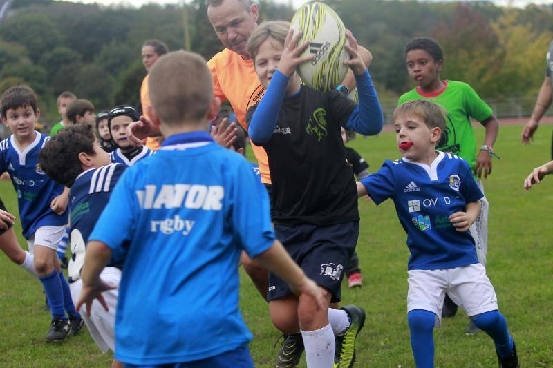 Los jugadores de rugby asturianos, a las órdenes de los All Blacks