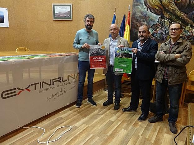 Presentación de la V Blincapeñas, ayer en Panes. :: G. F.