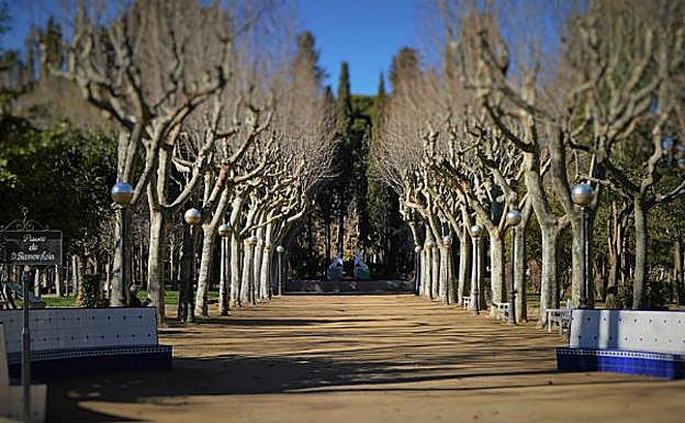 Parque Miguel Servet en Huesca.