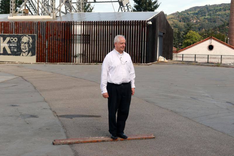 Encuentro del Premio Princesa de las Artes William Kentridge con estudiantes de Mieres