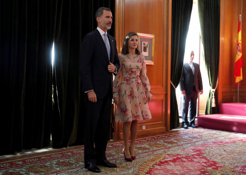 Felipe VI y Doña Letizia se encuentran desde este jueves en Oviedo, donde esta tarde presidirán la ceremonia de los Premios Princesa de Asturias 2017