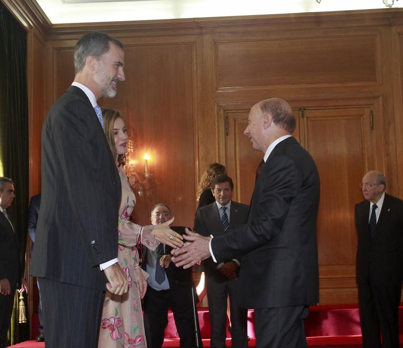 Felipe VI y Doña Letizia se encuentran desde este jueves en Oviedo, donde esta tarde presidirán la ceremonia de los Premios Princesa de Asturias 2017