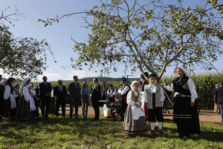 Los Reyes entregan a Poreñu el premio al Pueblo Ejemplar de Asturias 2017