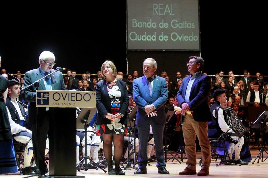 La Real Banda de Gaitas Ciudad de Oviedo celebra su 25 aniversario en el Auditorio