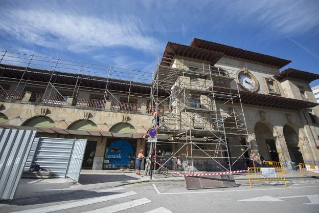 Obras en la Estación del Norte