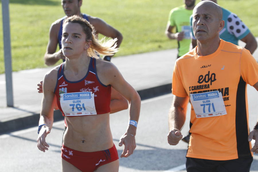 El luarqués estableció un nuevo récord de la prueba, en la que Verónica Pérez logró el triunfo en categoría femenina en su vuelta a la competición