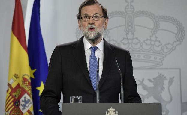 Rajoy valora el «seny» y la «concordia» de la manifestación de Barcelona