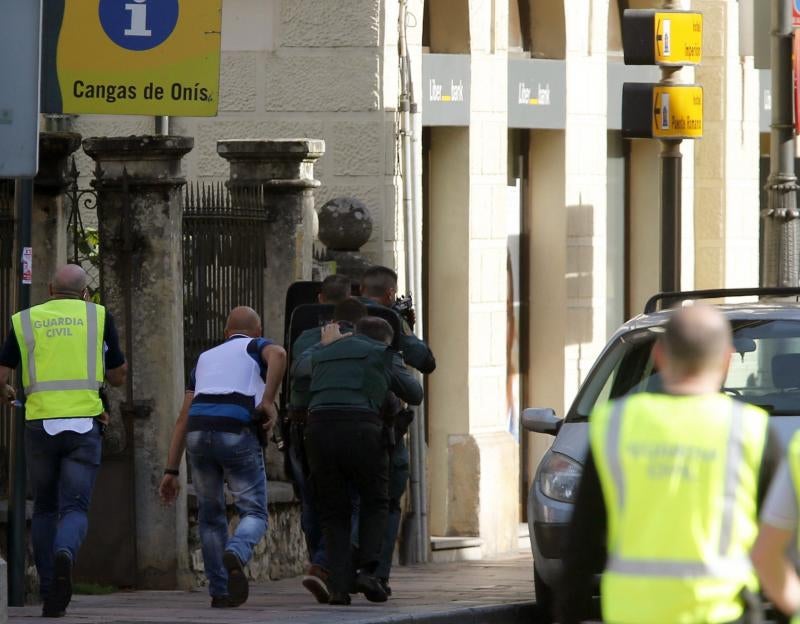 Atraco en una sucursal bancaria de Cangas de Onís