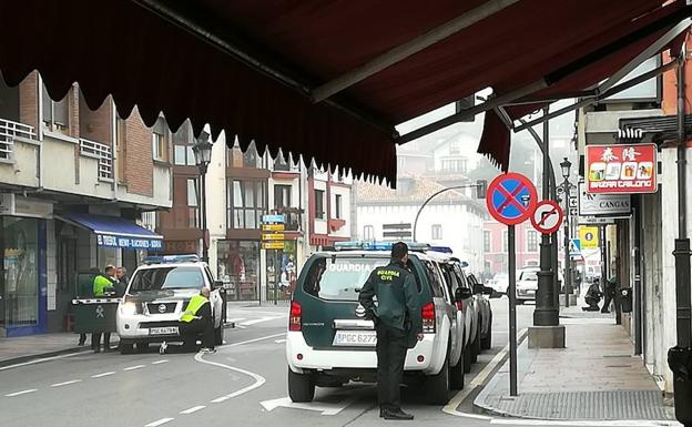 Así fue el momento del tiroteo escuchado esta mañana en Cangas