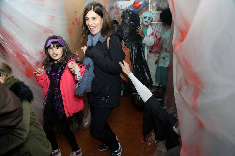 Seis casas han sido este martes las auténticas protagonistas de una terrorífica noche de Halloween