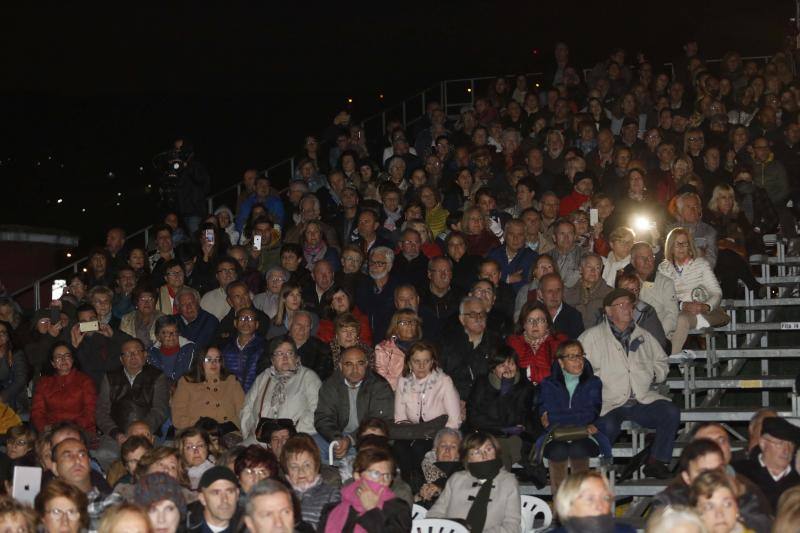 Multitudinario homenaje en el pozo Sotón a los mineros fallecidos