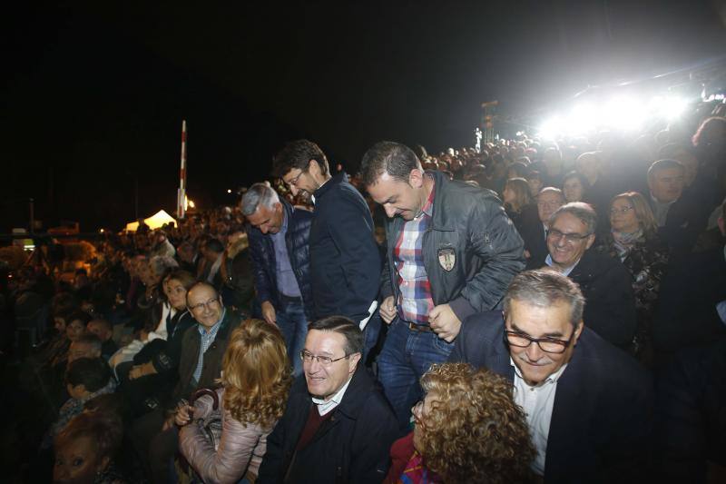 Multitudinario homenaje en el pozo Sotón a los mineros fallecidos