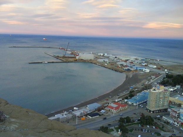 Las instalaciones del astillero argentino, en Comodoro Rivadavia (provincia de Chubut), en el sur del país. 