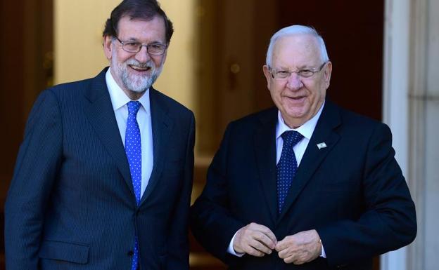 Rajoy y Rivlin.