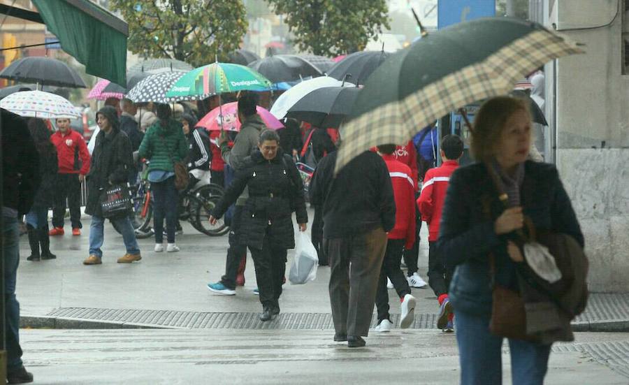 El frío y las lluvias se asientan en Asturias