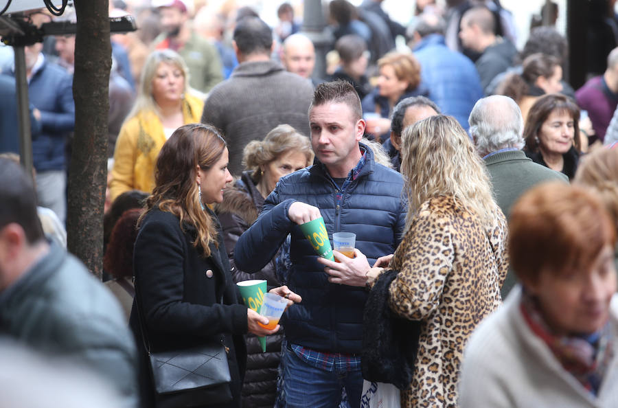 El amagüestu se riega con sidra en Gascona