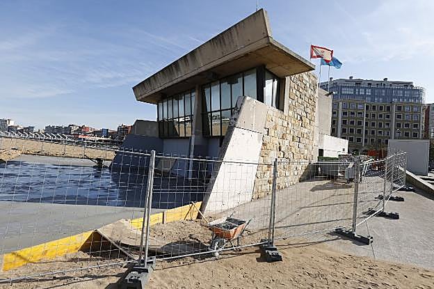 Salvamento de Poniente, en obras