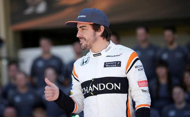 Primera toma de contacto de Alonso con el Ligier de Daytona en Motorland