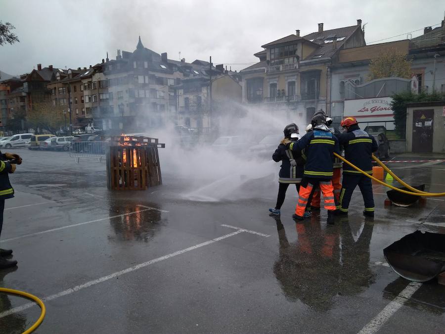 La actividad se prolongó por espacio de casi tres horas
