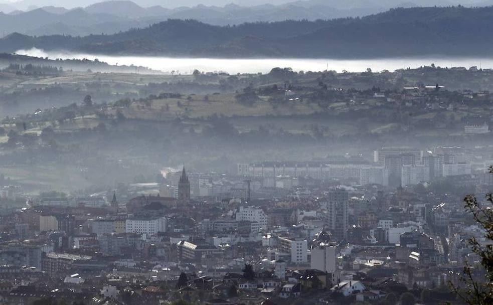 Vista panorámica de la ciudad de Oviedo