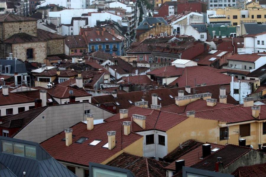 Las vistas desde la Catedral de Oviedo
