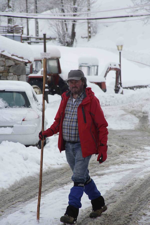 El Principado, cubierto por la nieve