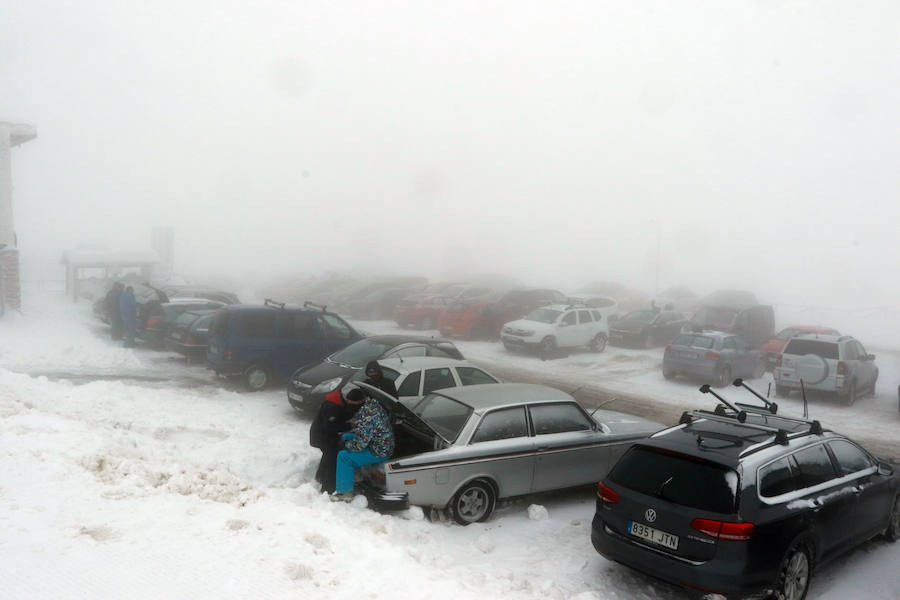 El Principado, cubierto por la nieve