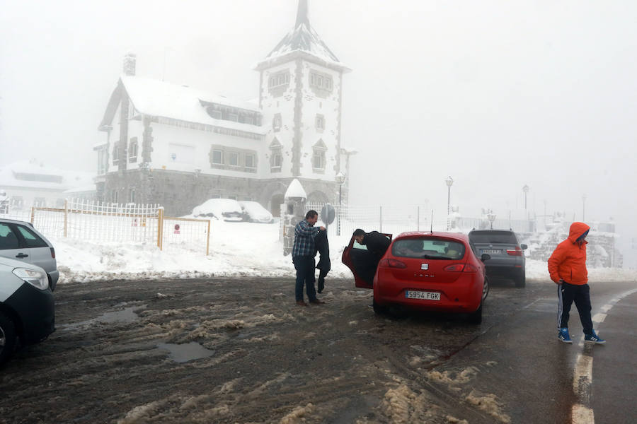 El Principado, cubierto por la nieve