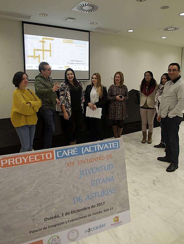 El encuentro ayer. :: P. L.