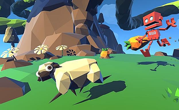 Una captura de 'Grow Home',