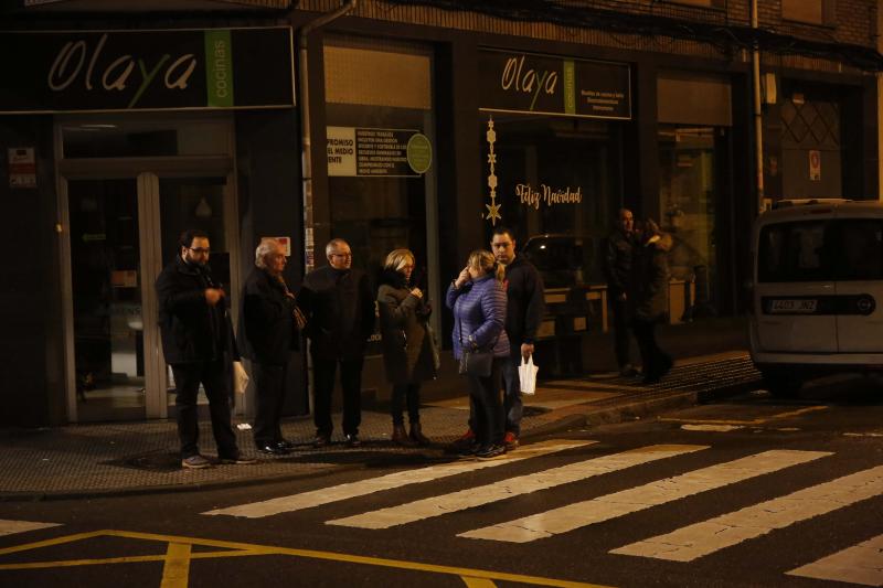 Las imágenes del crimen en La Felguera