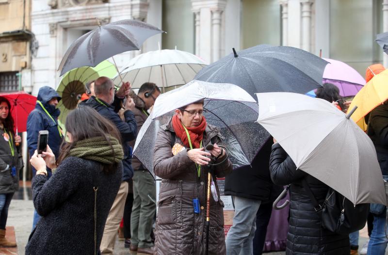 La lluvia es la protagonista de este puente de diciembre en Asturias. Es una anticipo de las fuertes precipitaciones que se esperan con la llegada de la borrasca 'Ana'.