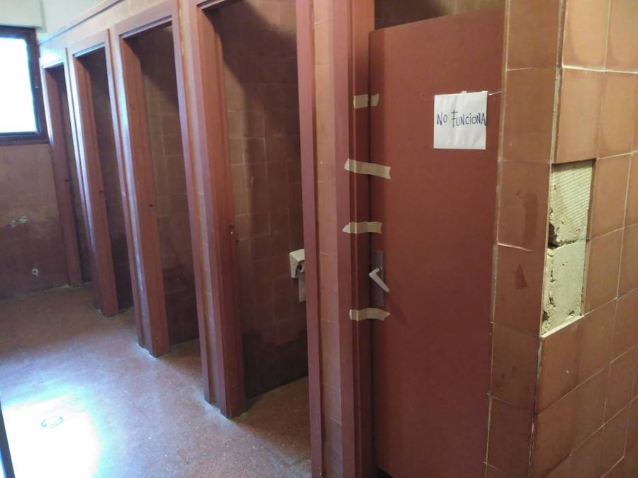 Desperfectos en el colegio de Trevías