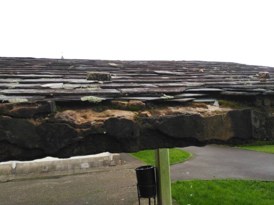 Desperfectos en el colegio de Trevías