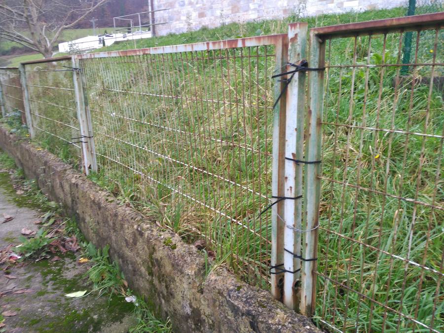 Desperfectos en el colegio de Trevías