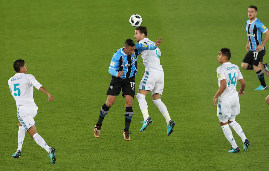 El conjunto blanco cerró el año con un nuevo título gracias a un gol de Cristiano antes de medirse al Barcelona en la Liga.