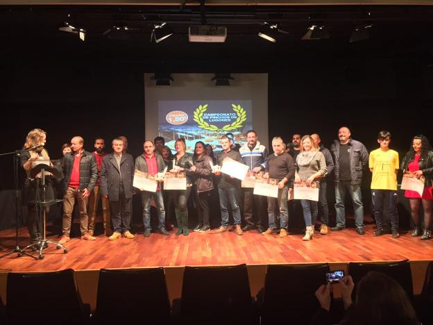 Entrega del premios del Concurso de Pinchos de Lugones. 