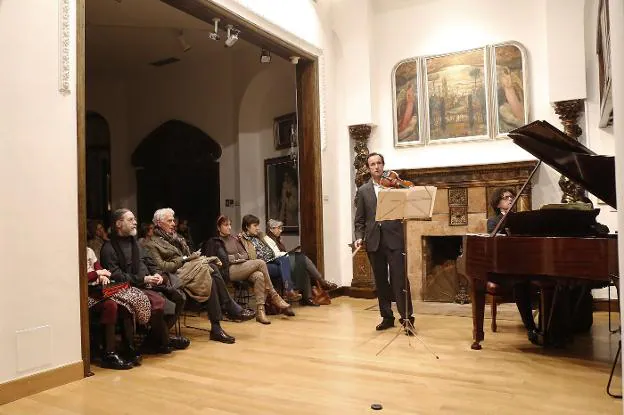 El Ensemble Enol, durante el concierto que ofreció ayer en Gijón. 