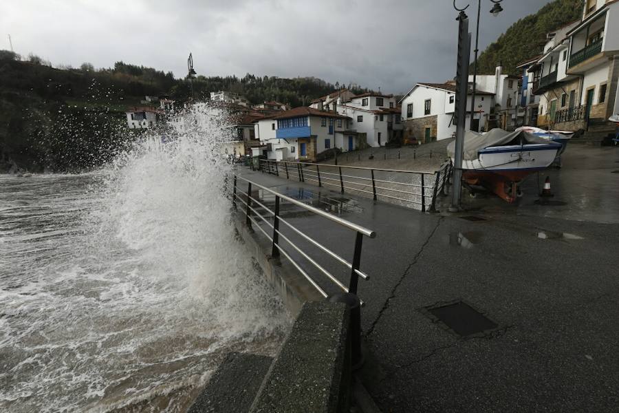 Bruno se deja sentir en Asturias