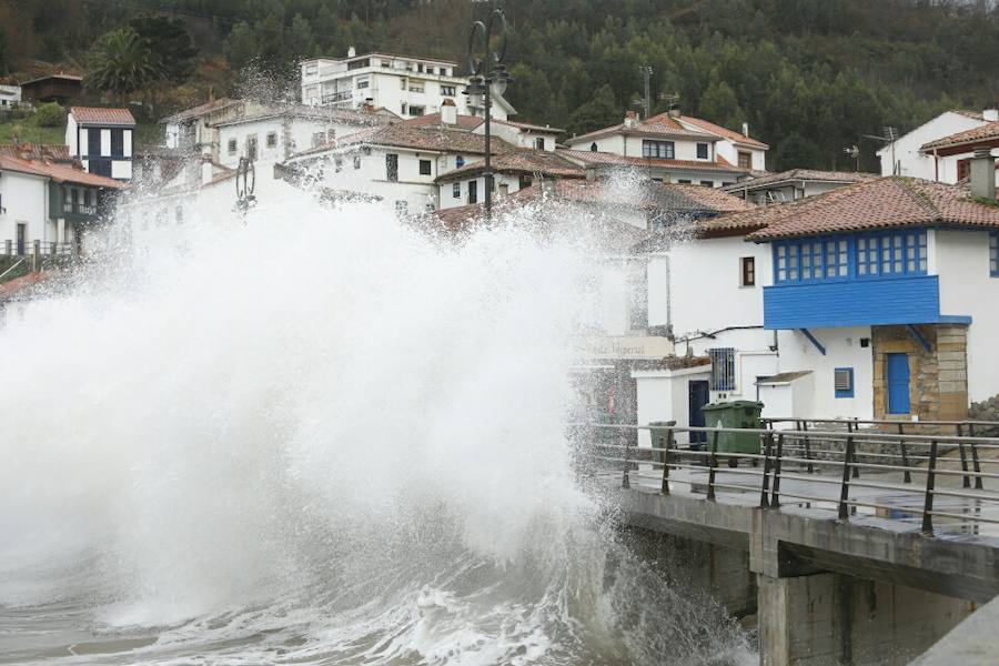 Bruno se deja sentir en Asturias