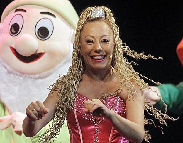 Xxxx. Susana Solís durante uno de sus espectáculos. 