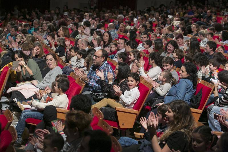 El grupo infantil Pica Pica triunfa en Gijón