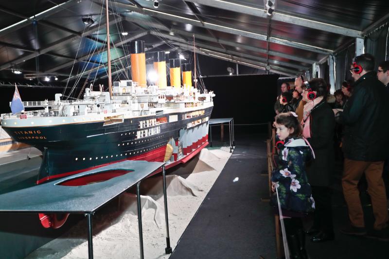 La exposición sobre el Titanic se despide de Gijón
