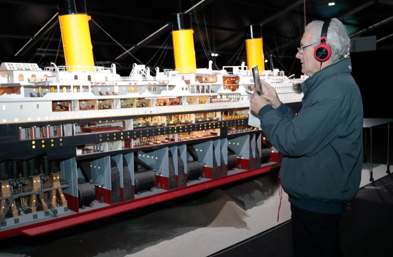 La exposición sobre el Titanic se despide de Gijón