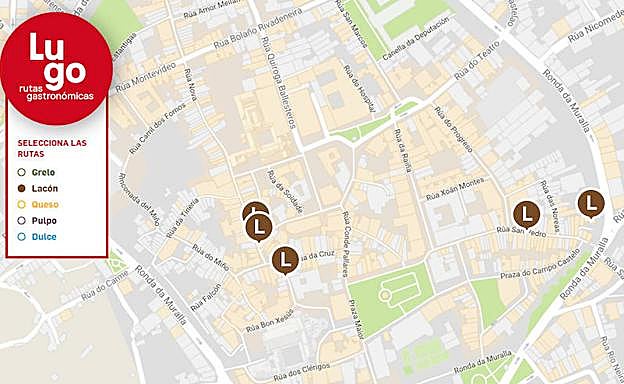 Gráfico. Ruta del Lacón.