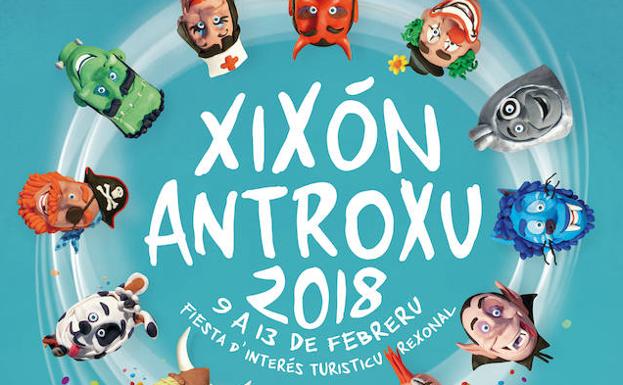 Gijón ya tiene cartel del Antroxu