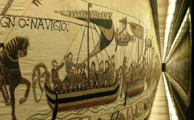 Muestra del 'tapiz de Bayeux'.