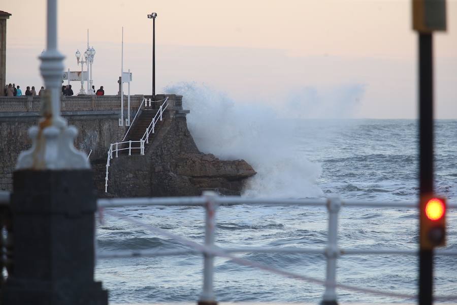 El temporal se hace notar en Asturias