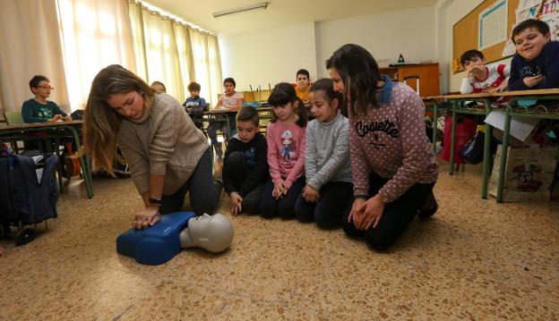 Campiello se inicia en la reanimación cardiopulmonar